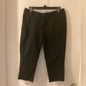 Women’s black crop pants eight petite